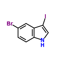 1H-indole, 5-bromo-3-iodo- Structure,868694-19-3Structure