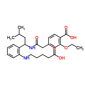 2-Despiperidyl-2-(5-carboxypentylamine) repaglinide Structure,874908-12-0Structure