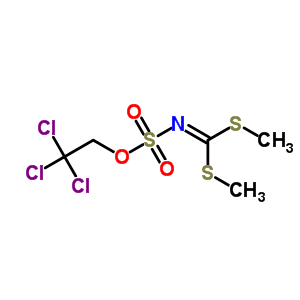 S,s-dimethyl n-(2,2,2-trichloroethoxysulfonyl)-carbonimidodithionate, 97% Structure,882739-46-0Structure