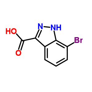 7-Bromo-1h-indazole-3-carboxylic acid Structure,885520-18-3Structure