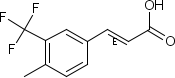 4-Methyl-3-(trifluoromethyl)cinnamic acid Structure,886498-02-8Structure