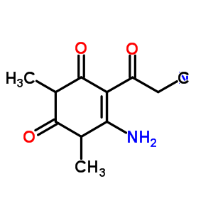 2-Amino-3,5-dimethyl-beta,4,6-trioxo-1-cyclohexene-1-propanenitrile Structure,887352-46-7Structure