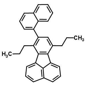 8-Naphthalen-1-yl-7,10-dipropyl-fluoranthene Structure,89571-39-1Structure