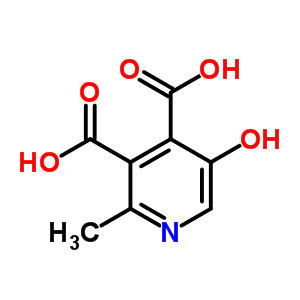 5-Hydroxy-2-methyl-pyridine-3,4-dicarboxylic acid Structure,89942-78-9Structure