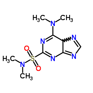 6-Dimethylamino-9h-purine-2-sulfonic acid dimethylamide Structure,90610-93-8Structure