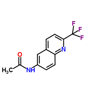 N-[2-(Trifluoromethyl)-6-quinolinyl]acetamide Structure,914202-42-9Structure