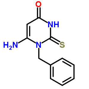 6-Amino-1-benzyl-2-sulfanylidene-pyrimidin-4-one Structure,92289-61-7Structure