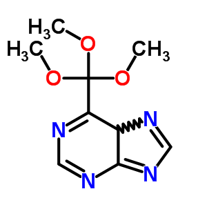 6-(Trimethoxymethyl)-5h-purine Structure,92985-80-3Structure