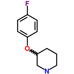 3-(4-Fluorophenoxy)piperidine Structure,933701-57-6Structure